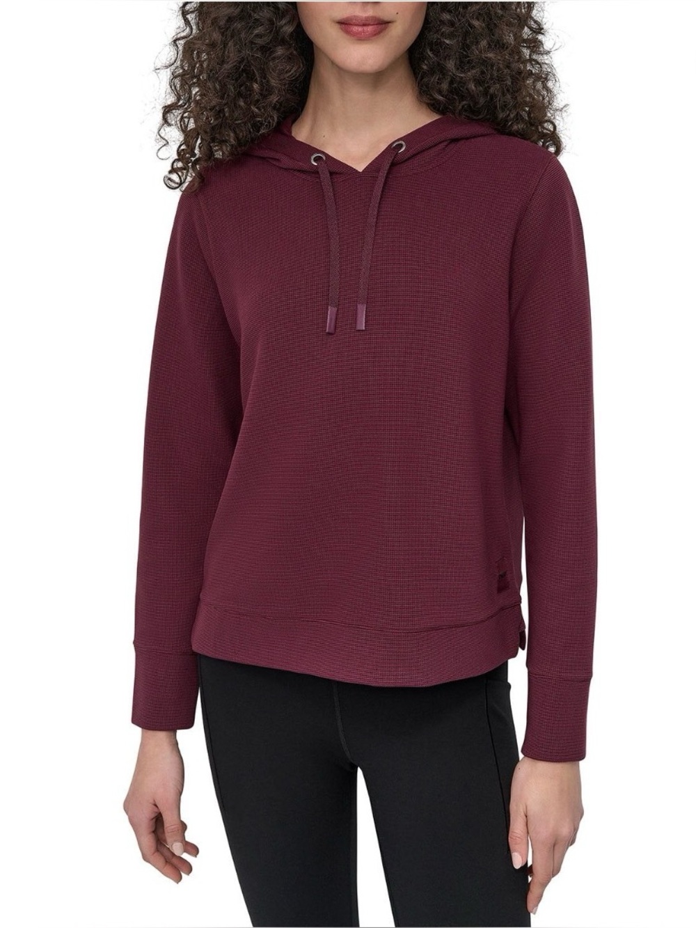 DKNY Women's Waffle Hoodie XS
